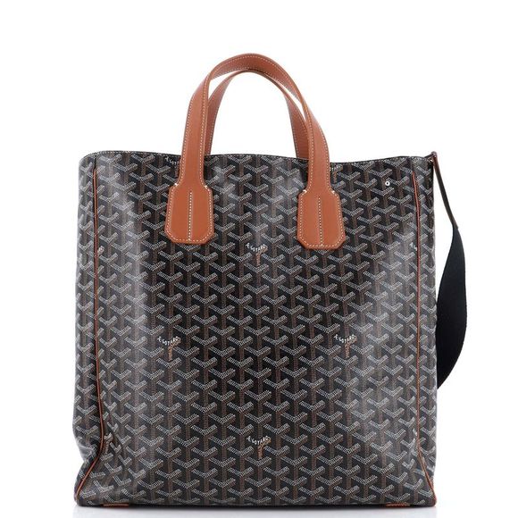 Goyard Voltaire III Tote Coated Canvas Brown - Picture 3 of 6